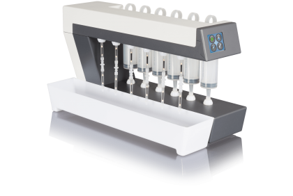 Automatic sample preparation system with joint columns for analyzing AOX / TOX